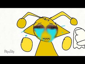 Because his mouth is changing simon cries