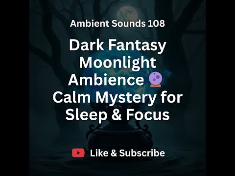 Dark Fantasy Moonlight Ambience 🔮 Calm Mystery for Sleep & Focus