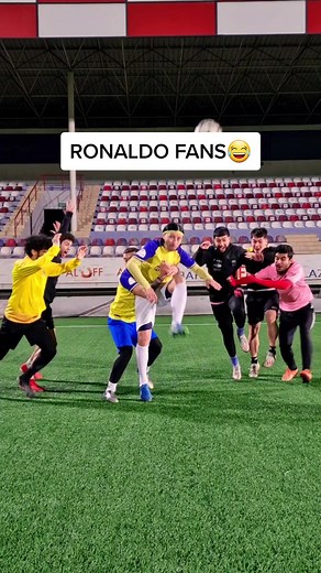 Playful Soccer Moments: Fun with Ronaldo Fans