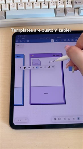 Never start blank again on Goodnotes Whiteboard!