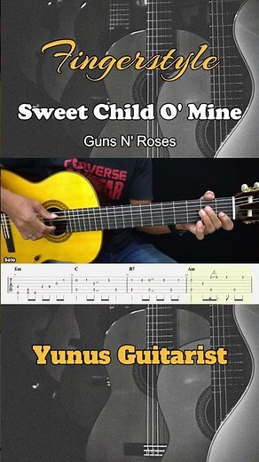 Something - The Beatles - Fingerstyle Guitar Tutorial + TAB & Lyrics #fingerstyle