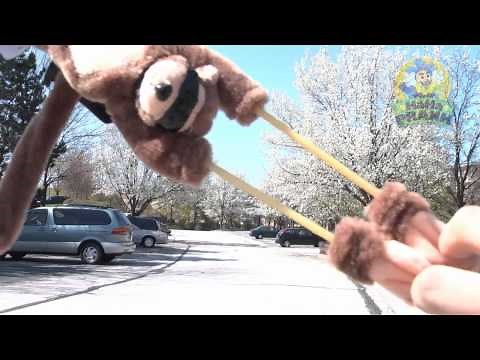 Screaming Monkey Slingshot (You'll Believe An Ape Can Fly) - Presented by HaHaPrank.com