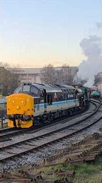 A Diesel & Steam Extravaganza with BR 37409 Loch Awe, GWR 5029 Nunney Castle, SR 34046 Braunton