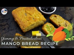 How to make mango bread at home | Soft and moist Mango bread recipe | 10 minutes easy Sattvik snack
