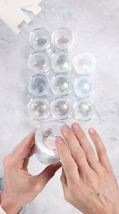 CandMak Candle Jars, 12 Pack 6 OZ Glass Empty Candle Vessels Containers Jars Bulk with Clear Lids & Candle Packaging Boxes for Making Candles (Luxury Iridescent)