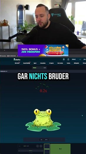 „In welchem Fach würdest du mir Nachhilfe geben?“ – Frosch Hochdrücken auf Rolletto natürlich! 💸🐸