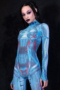 Blue Robot Costume, Halloween Costume Womens, Cosplay Costume, Cyborg Bodysuit, Futuristic Clothing, Adult Halloween Costumes - Etsy