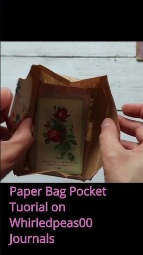 Secret Pop-Up Pocket for Your Junk Journal! #junkjournal #paperbagpocket