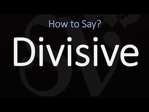 How to Pronounce Divisive? (CORRECTLY) Meaning & Pronunciation