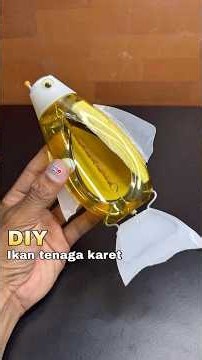 diy membuat mainan unik bertenaga karet #ideas #diy #toys #kerajinan #idebarangbekas