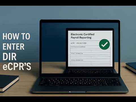 How to Enter DIR eCPR's
