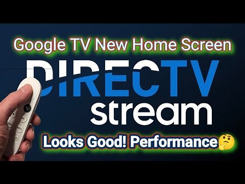 Finally Here! DirecTV Stream|New Home Screen Layout For Google TV