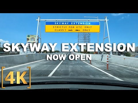 No more traffic! Alabang-Muntinlupa Skyway Extension is now open! | Drive Tour | 4K | Philippines