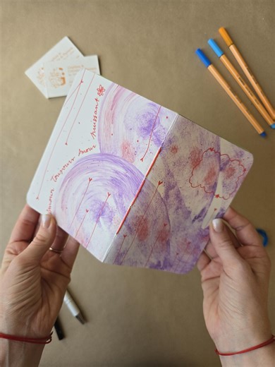 A6 Notebook, Gift Idea, Christmas, Travel Notebook, Personalized Notebook, Writing Notebook, Illustration Notebook, Upcycling Notebook - Etsy