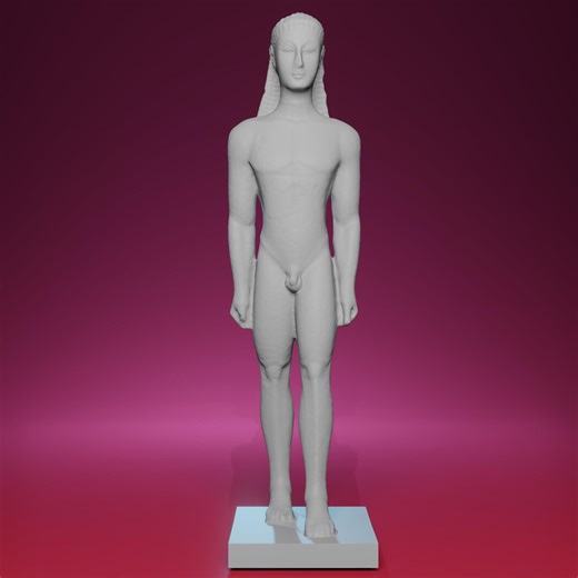 3D Printed Statue of a Kouros (youth) – Inspired by the Metropolitan Museum of Art in New York - Etsy