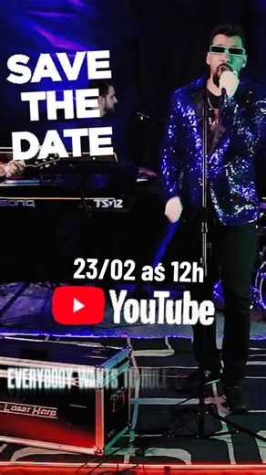 🚀 SAVE THE DATE! 🚀 Dia 23/02 às 12h, estreia no YouTube nossa performance eletrizante de Everybody Wants to Rule the World e Enjoy the Silence! 🎶✨ E tem mais: a Harpa Laser brilha na última música! 🔥 Ative o lembrete e prepare-se para uma viagem sonora única! 🎹⚡ 🔗 Link na bio!