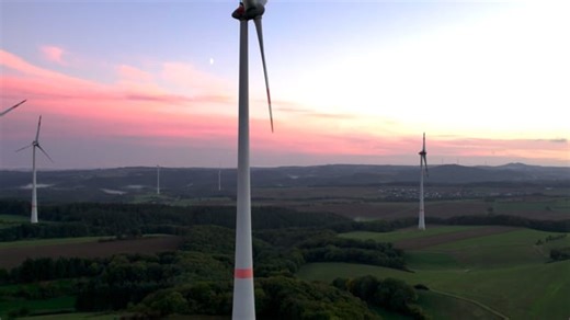 Wind Power, Pinwheels, Wind Energy. Free Stock Video