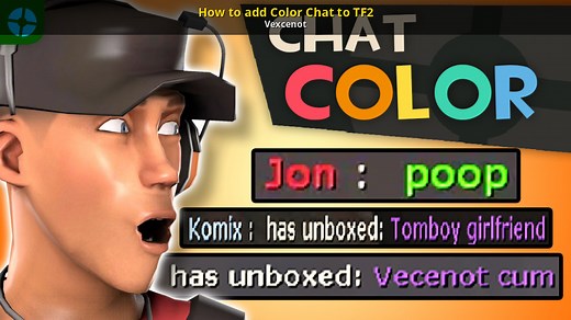How to add Color Chat to TF2 Tutorial for Team Fortress 2 | TF2 Tutorials