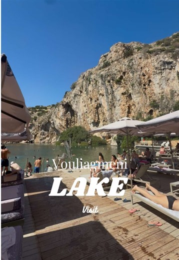 Meet Lake Vouliagmeni,one of Greece's strangest and most underrated natural wonders, just 20 minutes from Athens. It's a thermal lake that formed when part of a limestone cave collapsed thousands of years ago, so the water stays a constant 22–29°C all year round, fed by an underground spring system connected to the sea. Locals have been coming here for centuries for the mineral-rich waters, believed to help with arthritis, skin conditions and rheumatism. But the real party trick? The doctor fish