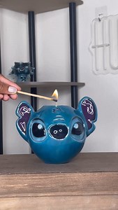 OFFICIAL GCC ACCOUNT | your favorite candle artist on Instagram: "Just a little throwback while I work on some new things 💙 👅 IDK if I’m gonna see the new movie y’all I’m a little attached to the OG 😩🤚🏽 #stitch#liloandstitch#lilostitch#liloandstitchart#art#candle#candles#candlemaking#candledipping#candlecarving#handmade#handcarved#artist#dopaminedecor#homedecor#stitchdecor#beachdecor#satisfying#giftideas#artistsoninstagram"