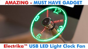 33K views · 469 reactions | Electrika™ - Amazing USB LED FAN CLOCK - Flashing & Glowing Get Yours Here: www.electricaltechnology.store/Electrika-USB-LED-Fan-Clock Black Friday Offer - 50% Off on Today Orders | Electrical Technology | Facebook