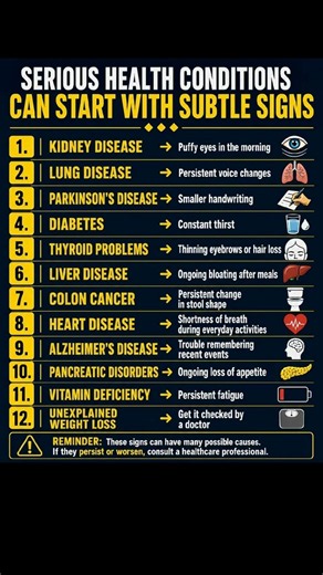 Subtle Signs Your Body Might Be Warning You