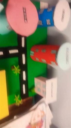 shape city project #creativepassion #mycreativemypassion #schoolproject #shapecity#art#lovely