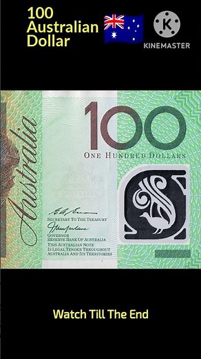 Secrets of the 100 Australian Dollar Banknote! 🇦🇺💵 #currency #news #banknotes #shorts #worldbanknote