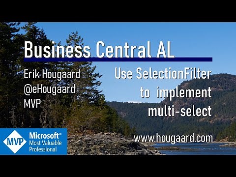 Use SelectionFilter to implement multi-select in AL and Business Central
