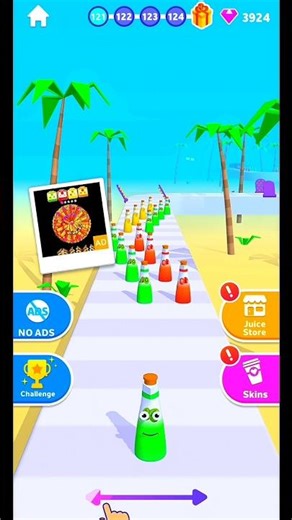😳 The Most Impossible Juice Run Challenge Ever! 🍹 #viral #shorts #ytshorts #gaming
