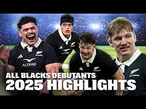 Rising Stars: All Blacks 2025 Debutant Highlights