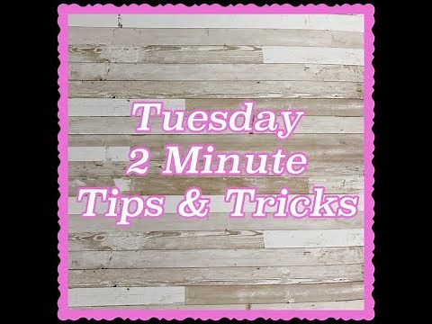 Tuesday 2 Minute Tips & Tricks #6 - Sealing Distress Ink Artwork