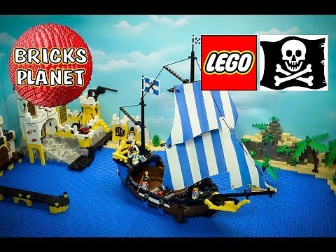 LEGO Pirates 6274 The Caribbean Clipper - Stop Motion Review