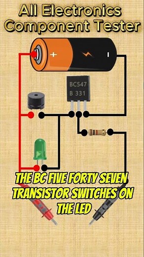 All Electronics Component Tester with Buzzer