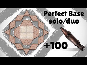 Rust - NEW Perfect Base 2x2 for Solo/Duo design | +100 rockets