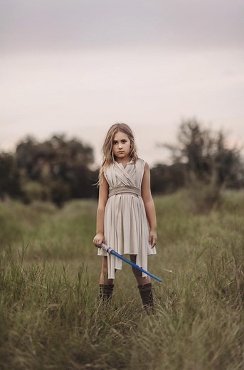 Rey Costume for Girls - Star Wars Halloween Outfit - Jedi Cosplay Dress - Toddler or Kids Costume - Ready to Ship - Etsy