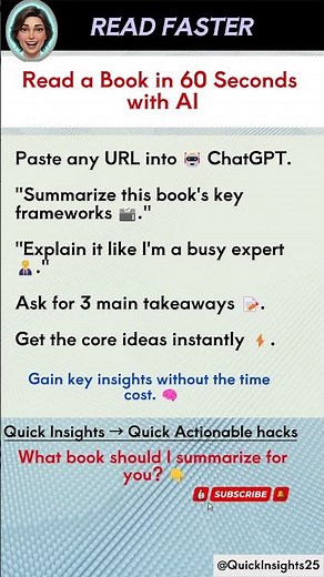No Time to Read AI Summarizes Any Book #readmorebooks #aitools #learninghacks