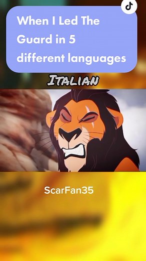 When I Led The Guard in 5 different languages