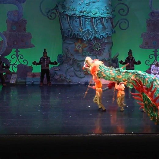 Act II of The Nutcracker begins with the hot air balloon, carrying the Nutcracker Prince and Clara, arriving in the Land of Sweets! The Sugar Plum Fairy welcomes them! We're then treated to special dancers from around the world! Did you ever wonder what the dances are all about? Listen as Music Director Emeritus Carmon DeLeone explains. As the celebration continues, the Land of Sweets transforms into a breathtaking garden of dancing flowers...led by a brilliant pink rose. | Cincinnati Ballet