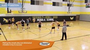 Navy Transition Drill -Improve Offense, Defense, Decision-Making, and TOUGHNESS! Check out the 5 Benefits from Coach Nate Steege’s great practice drill: (Click below if you'd like a FREE PDF with 7 Drills For Championship Practices - which includes videos, diagrams, and instructions!) https://www.breakthroughbasketball.com/lg/7championshipdrills.html?utm_source=Social&utm_medium=facebook&utm_campaign=6-17-25-7DrillsChampionshipPracticesPDFDM Now to the benefits… 1. Players learn to recognize adv