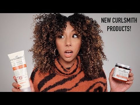 NEW Curlsmith In-Shower Gel & Moisture Mask! Review & Demo | BiancaReneeToday