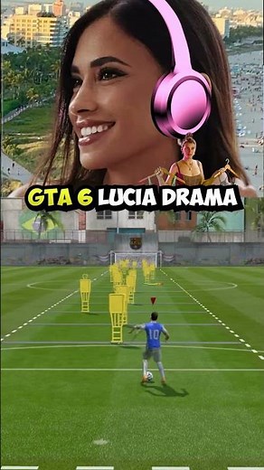 Messi & Ronaldo get in trouble over GTA 6 Lucia! 😭