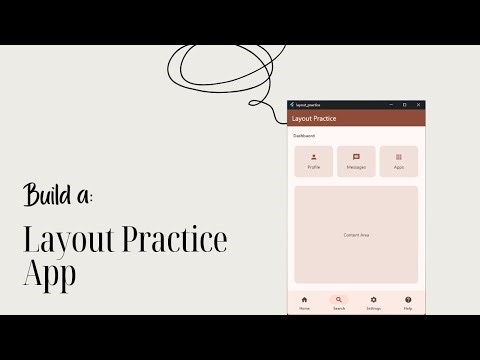 Flutter Mini Class #3 — Build a Layout Practice App (Layouts Made Easy)