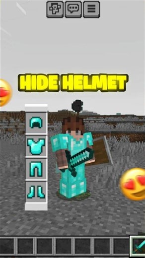 Hide Helmet Resource Pack for MCPE 1.21+ 🔥
