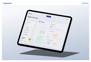 AirAxis - Flight Management Dashboard UI/UX Case Study