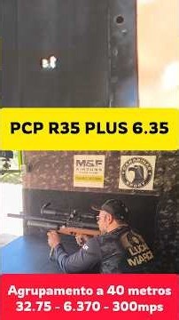 PCP R35 PLUS - High-performance grouping at 40 meters