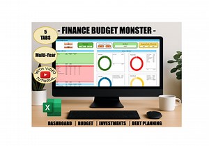 Ultimate All-in-one Excel Spreadsheet | Budget Planner, Visual Dashboard & Financial Independence Tool - Etsy Canada