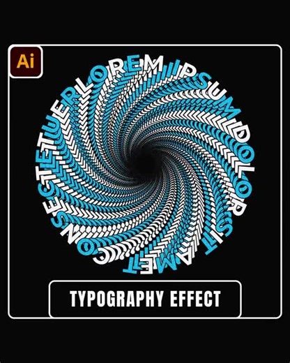 How to Create a Spin Typographic Effect in Adobe Illustrator | Learn Adobe Illustrator posted on the topic | LinkedIn