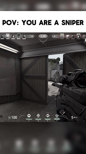 Experience Sniper POV in Valorant Gameplay