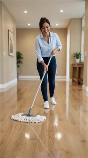 DIY Floor Shine That Looks Professional #homecleaning #shorts